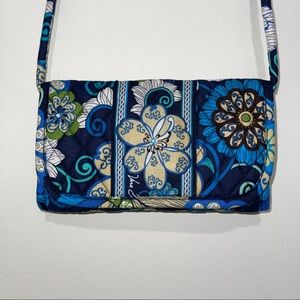 Vera Bradley Mod Floral Blue Wallet Purse